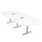Skutchi Designs 45 in W, 144 in L, 29 in H, Engineered Wood Top, White HAR-RAC-46x143-T-ELEC-XD09 - alternate 1